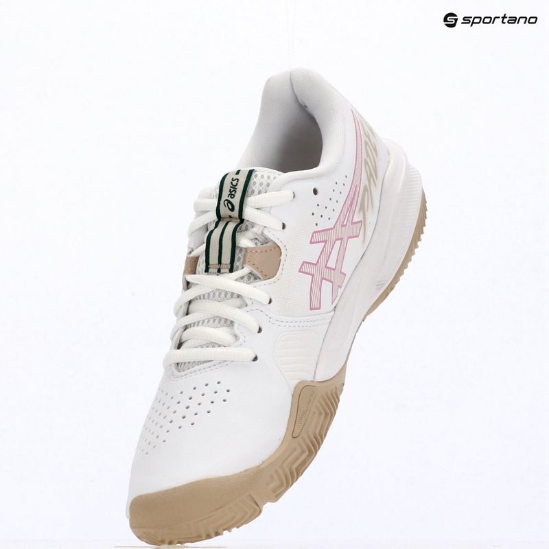 Dámske topánky na padel ASICS Gel-Challenger 15 Padel white/bubblegum 15