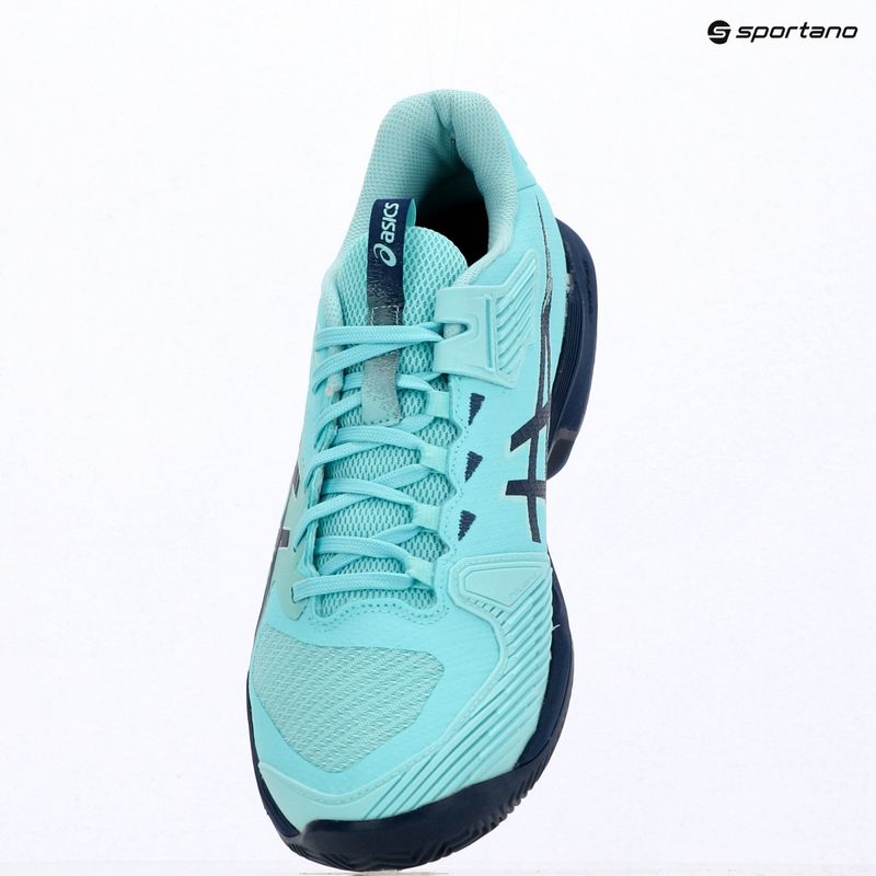 Pánske tenisové topánky ASICS Solution Speed FF 4 Clay illuminate mint/night sky 13