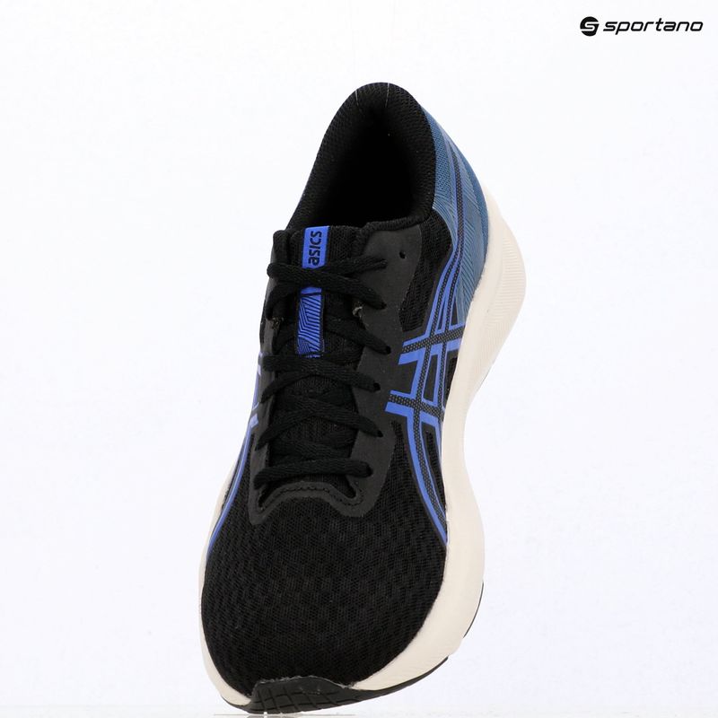 Pánske bežecké topánky ASICS Patriot 14 black/neon blue 16