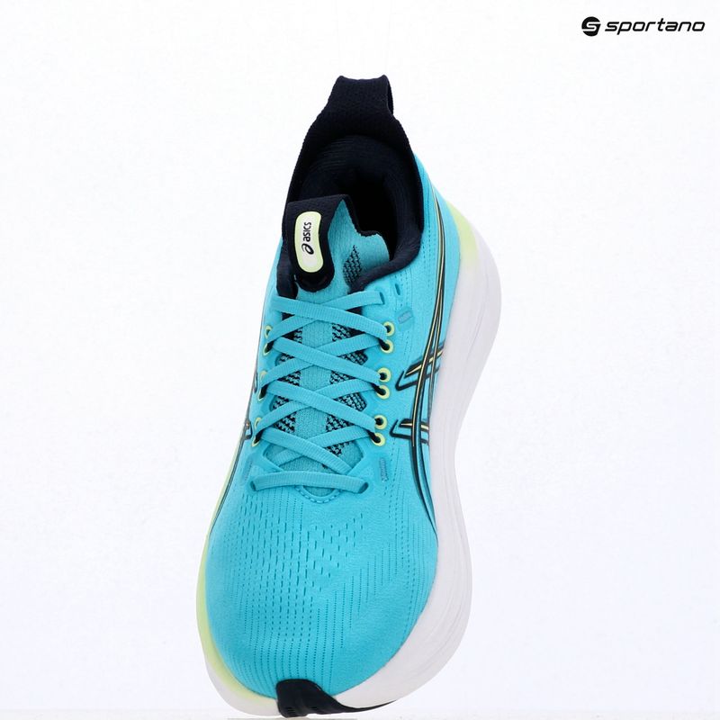 Pánske bežecké topánky ASICS Gel-Nimbus 28 energy aqua/midnight 16