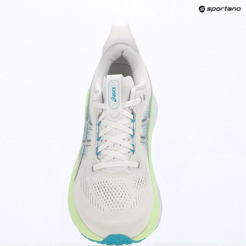 Pánske bežecké topánky ASICS Gel-Kayano 33 white/energy aqua 16