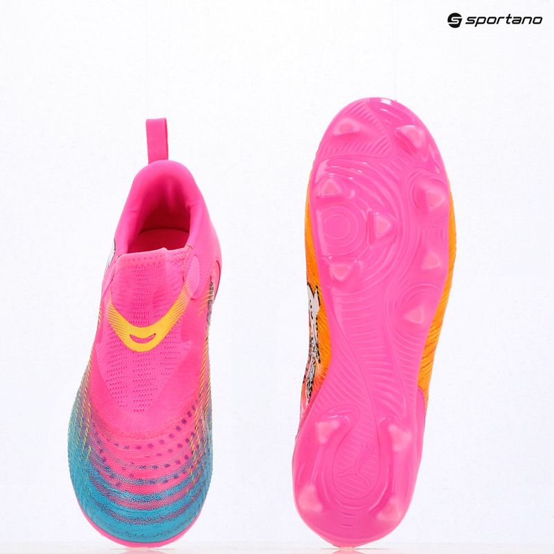 Detské kopačky PUMA Future 9 Match LL FG/AG Jr poison pink/puma wht/sun stream/bright aqua/puma blk 16