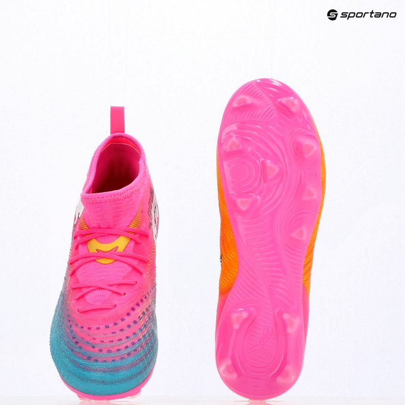 Detské kopačky PUMA Future 9 Match FG/AG Jr poison pink/puma wht/sun stream/bright aqua/puma blk 15