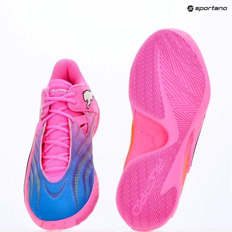 Basketbalové topánky PUMA All-Pro NITRO 2 Elite poison pink/ultra blue/lime squeeze 17