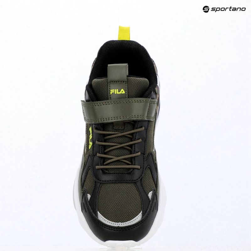 Detské topánky FILA Madrun Velcro olive night 16