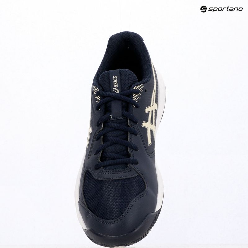 Pánske tenisové topánky ASICS Gel-Dedicate 9 Clay midnight/oatmeal 14