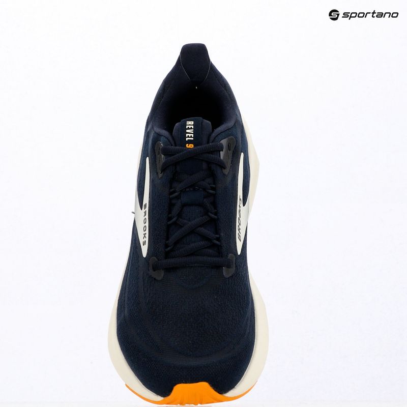 Pánske bežecké topánky Brooks Revel 9 navy/navy/orange 15