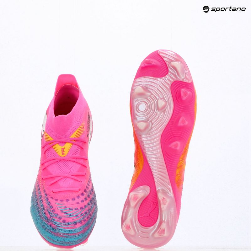 Kopačky PUMA Future 9 Match FG/AG poison pink/puma wht/sun stream/bright aqua/puma blk 14