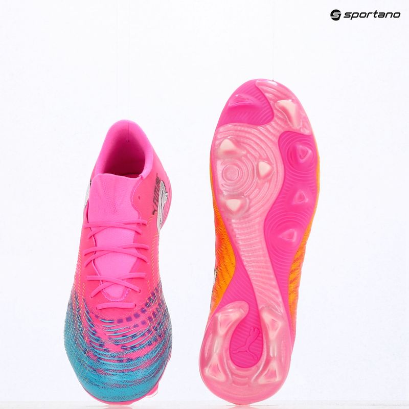 Kopačky PUMA Future 9 Match Fusion FG/AG poison pink/puma wht/sun stream/bright aqua/puma blk 16