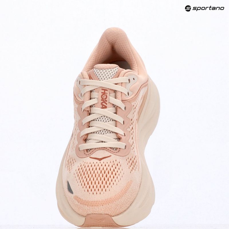 Dámske bežecké topánky Hoka Bondi 9 rose latte/rose cream 18