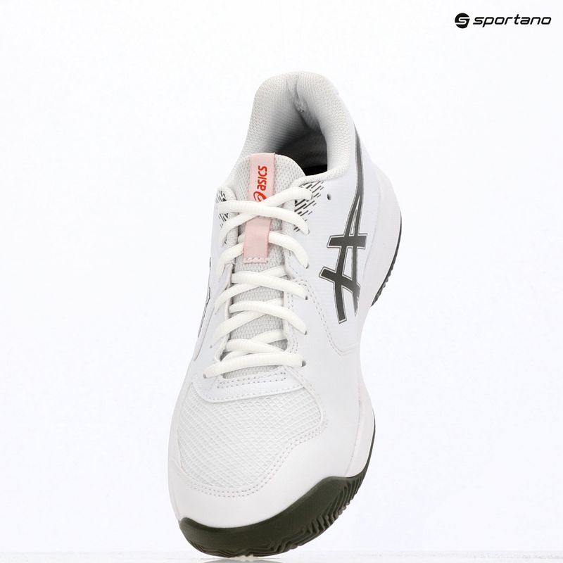 Pánske tenisové topánky ASICS Gel-Dedicate 9 Clay white/vintage khaki 9