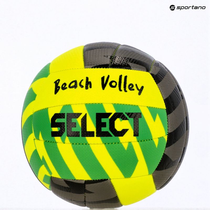 Volejbalová lopta SELECT Beach Volleyball v24 yellow/black veľkosť 5 5