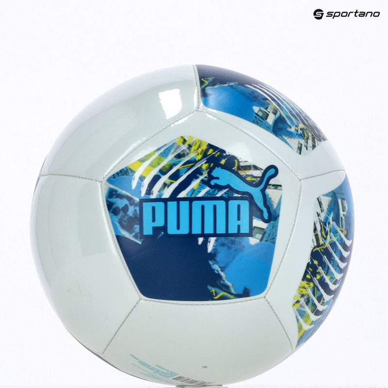 PUMA MCFC ftblNRGY blazing blue/bright aqua veľkosť 5 futbal 4