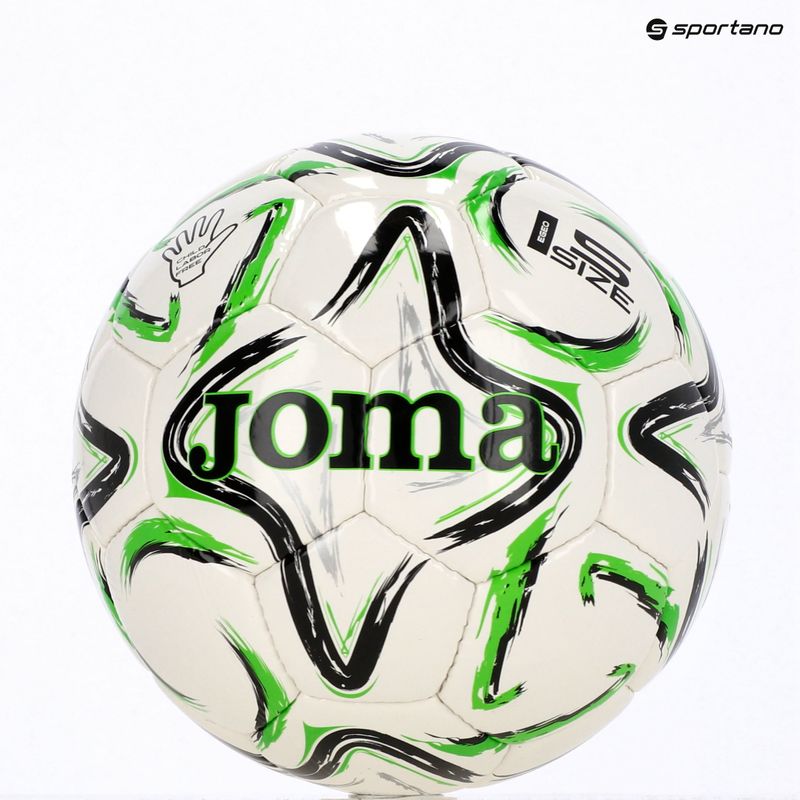 Futbalová lopta Joma Egeo II black/fluor green veľkosť  5 7