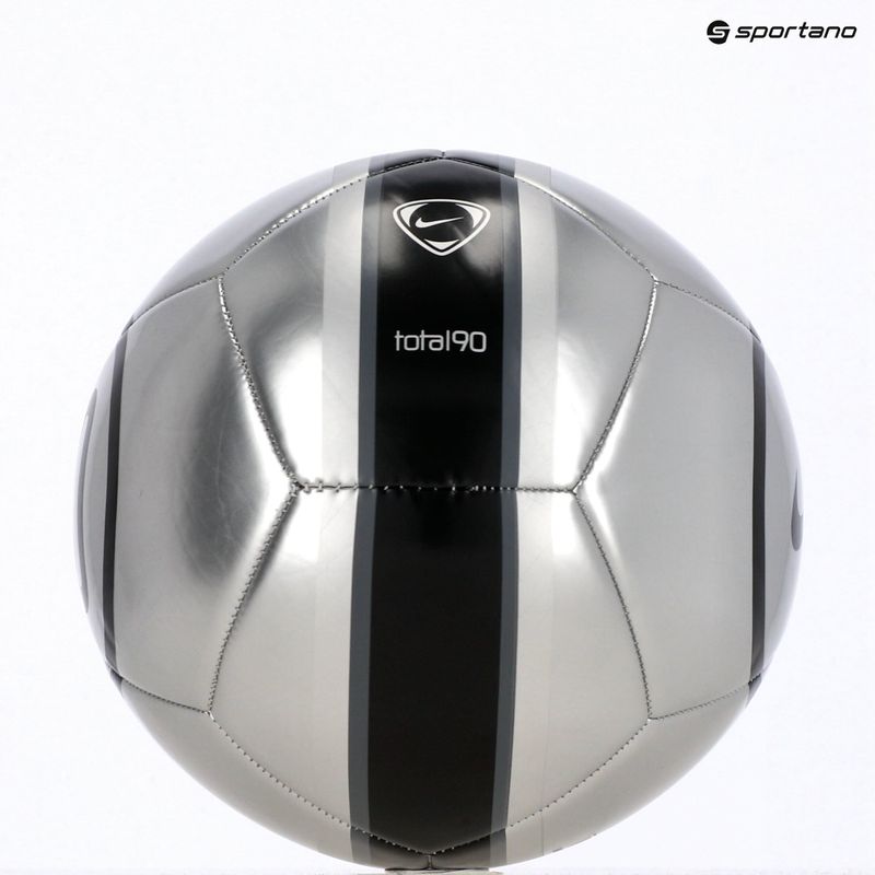 Futbalová lopta Nike Academy T90 Metallic '26 metallic silver/black/black veľkosť 5 4