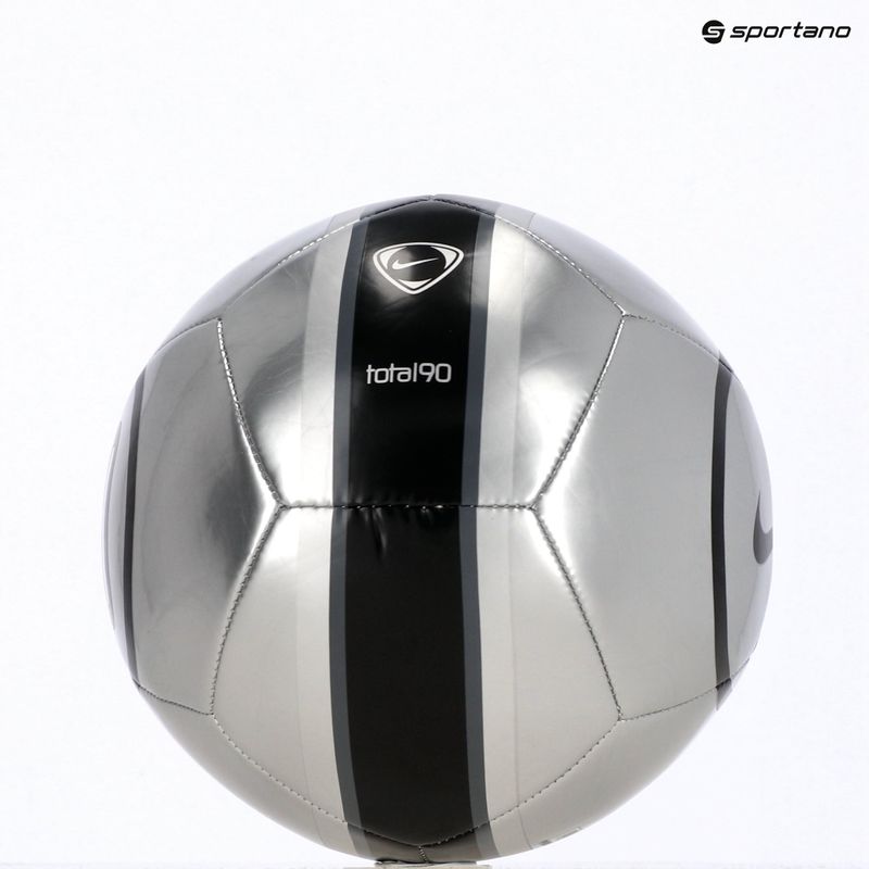 Futbalová lopta Nike Academy T90 Metallic '26 metallic silver/black/black veľkosť 4 4