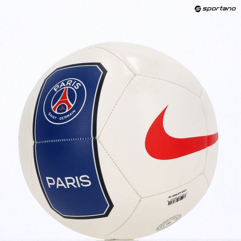 Futbalová lopta Nike Pitch Paris-Saint Germain white/old royal size 5 5