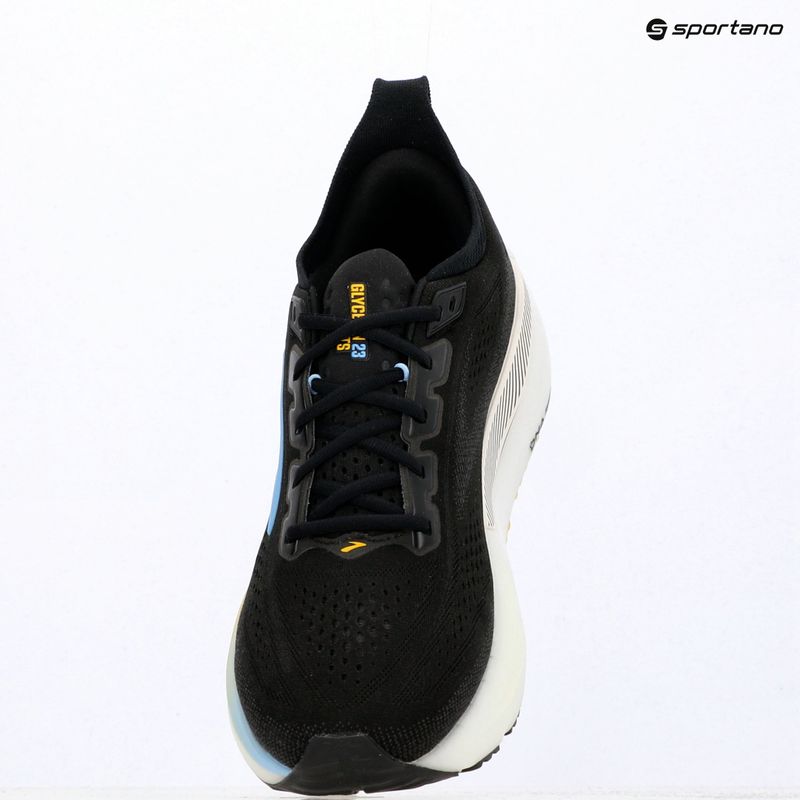 Pánske bežecké topánky Brooks Glycerin GTS 23 black/cyber yellow/nightlife 9