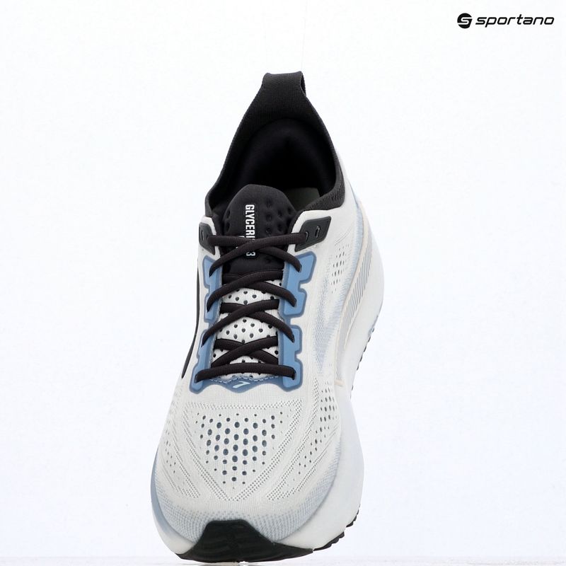 Pánske bežecké topánky Brooks Glycerin GTS 23 white/rain/baltic sea 9