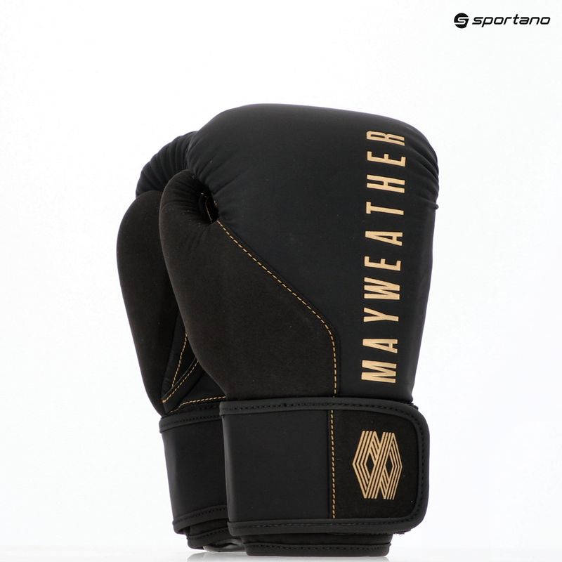 Hayabusa Mayweather Champ čierne/zlaté boxerské rukavice 8
