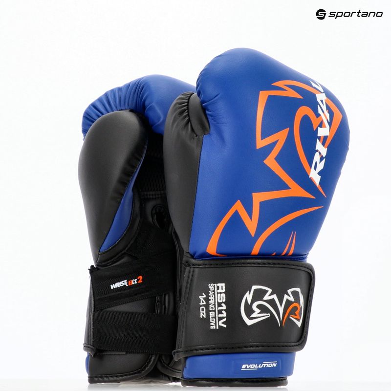 Boxerské rukavice Rival RS11V Professional blue 9