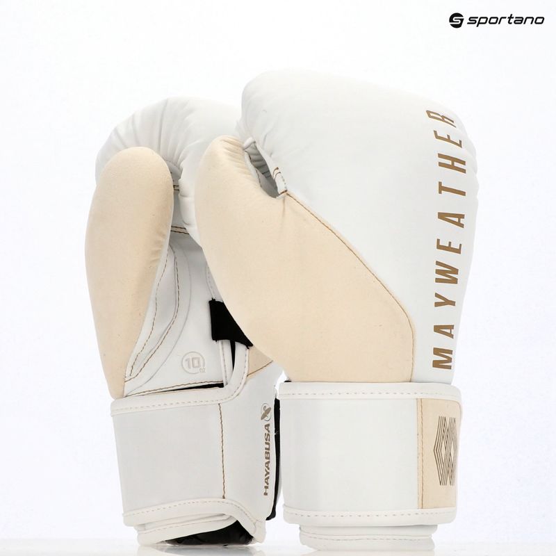 Hayabusa Mayweather Champ biele/zlaté boxerské rukavice 8