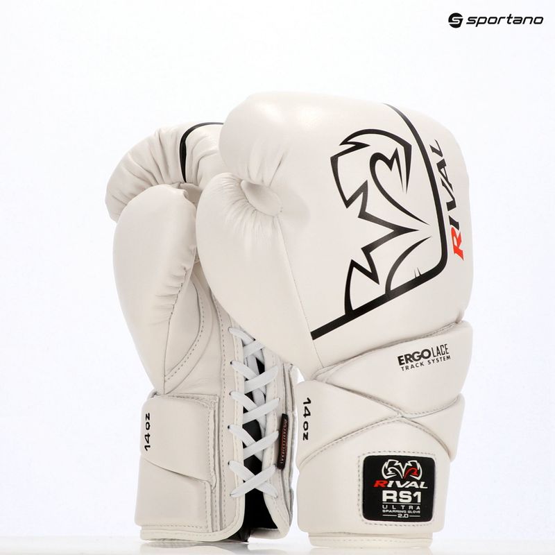 Boxerské rukavice Rival RS1 Ultra Sparring 2.0 white 11