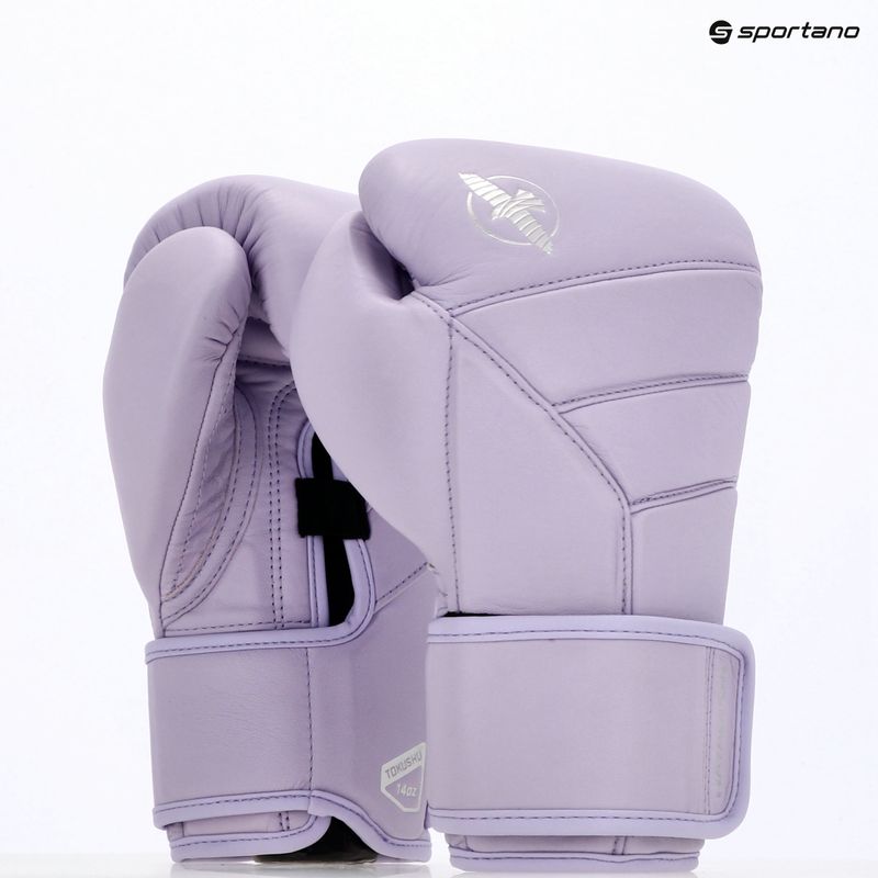 Boxerské rukavice Hayabusa T3 Kanpeki wisteria purple 15