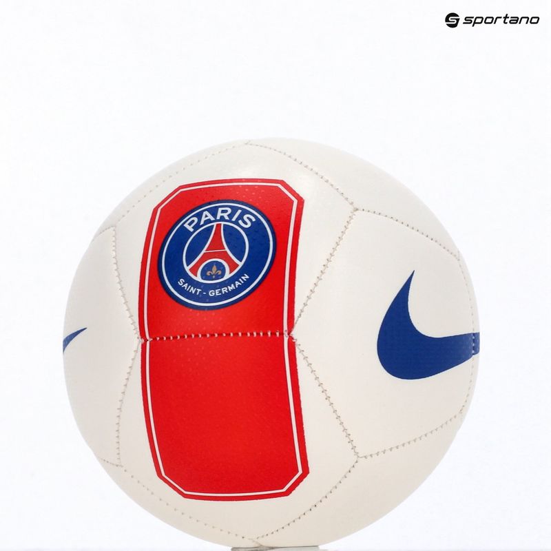 Lopta na mini futbal Nike Skills Paris-Saint Germain white/university red size 1 5