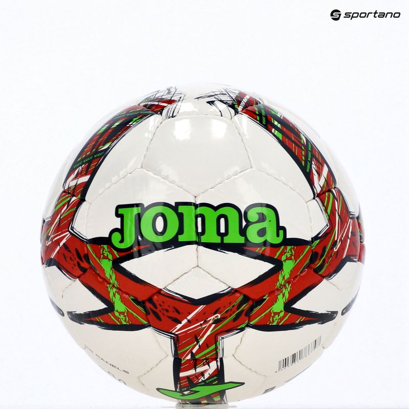 Futbalová lopta Joma Dali III flour turquoise/flour coral veľkosť  3 7