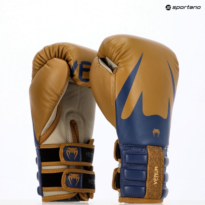 Boxerské rukavice Venum Reverso Boxing emerald green/gold 7