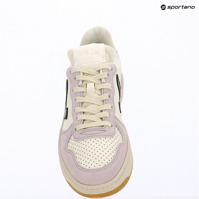 Dámske topánky VEJA V-10 Prime Leather pure/black/parme 10