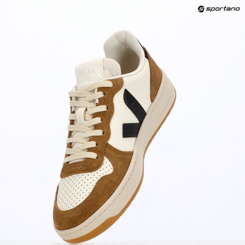 Pánske topánky VEJA V-10 Prime Leather pure/black/tent 9