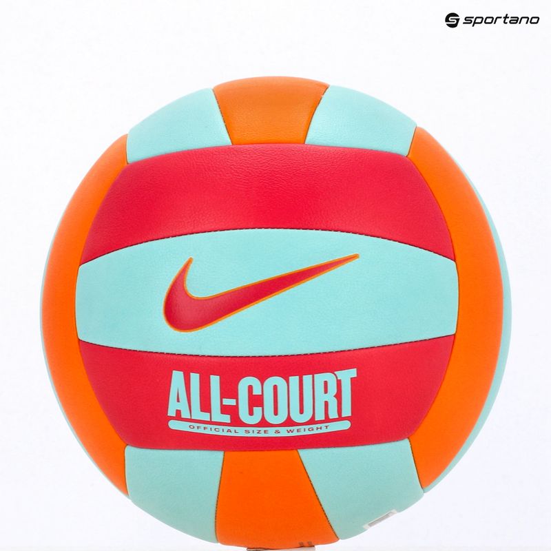 Volejbalová lopta Nike All Court Volleyball bright ceramic/bleached turquoise/rush pink veľkosť 5 6