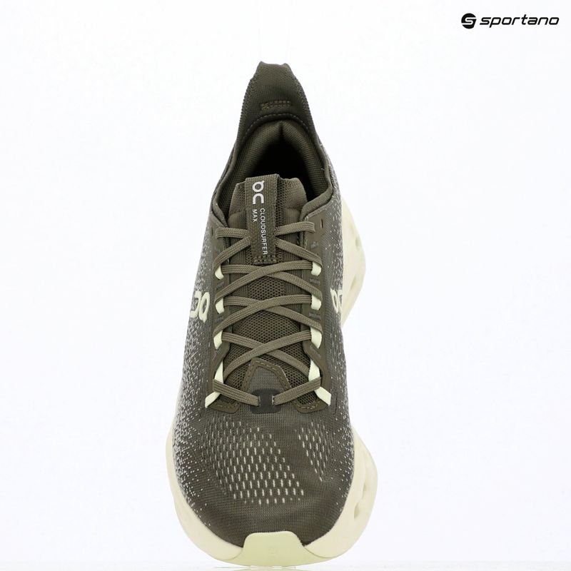 Pánske bežecké topánky On Cloudsurfer Max olive/seedling 9