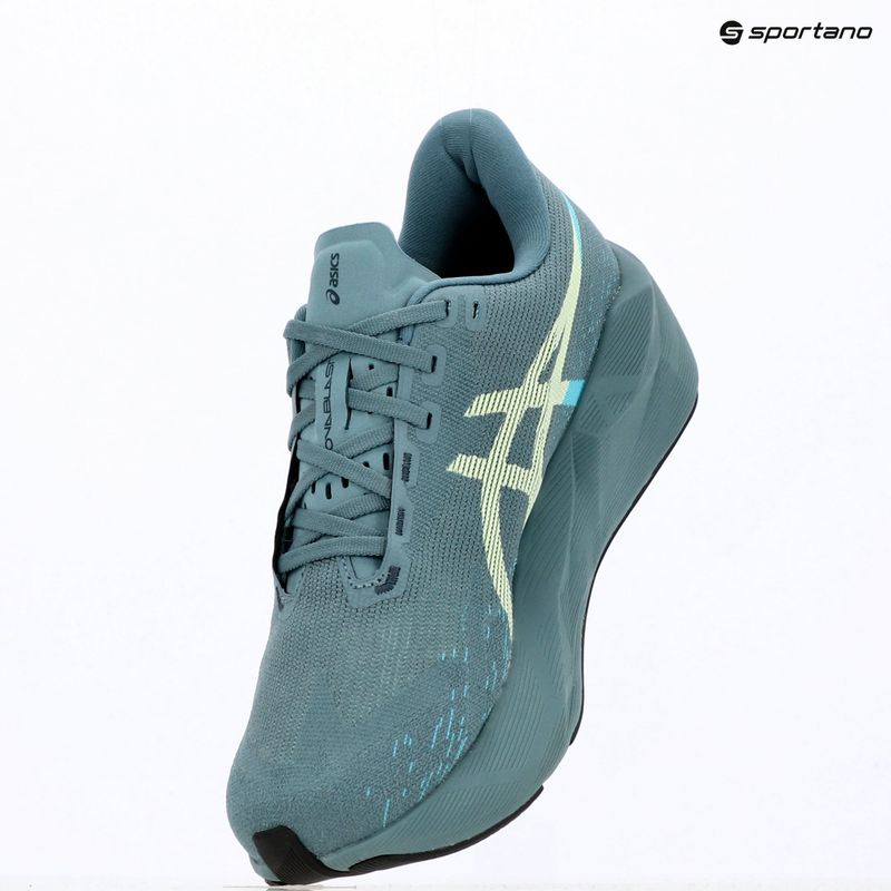 Pánske bežecké topánky ASICS Novablast 6 foggy teal/illuminate yellow 9