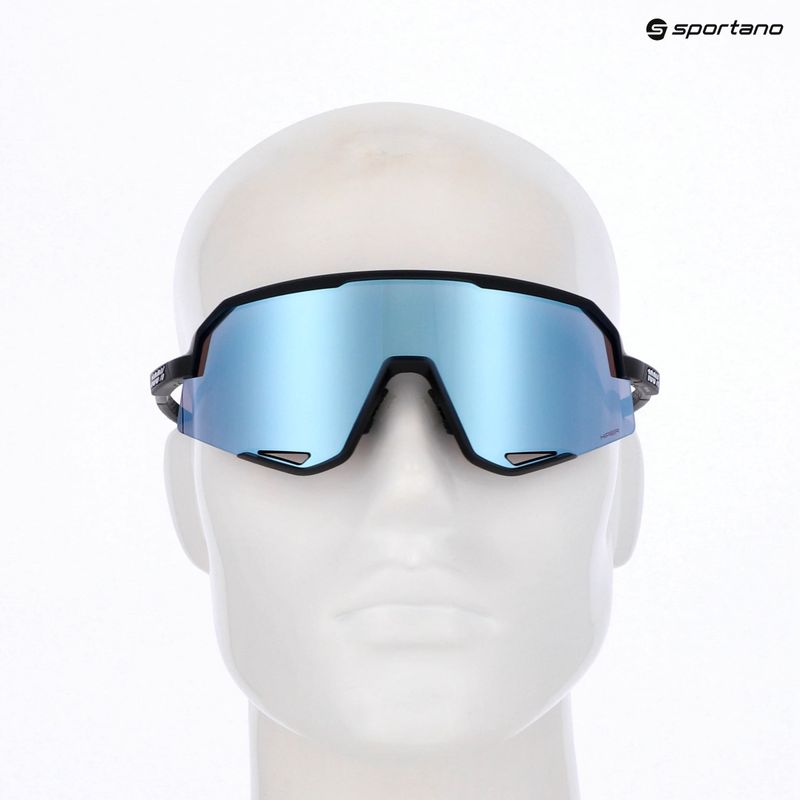 Slnečné okuliare 100% Slendale matte black/hiper blue multilayer mirror 5
