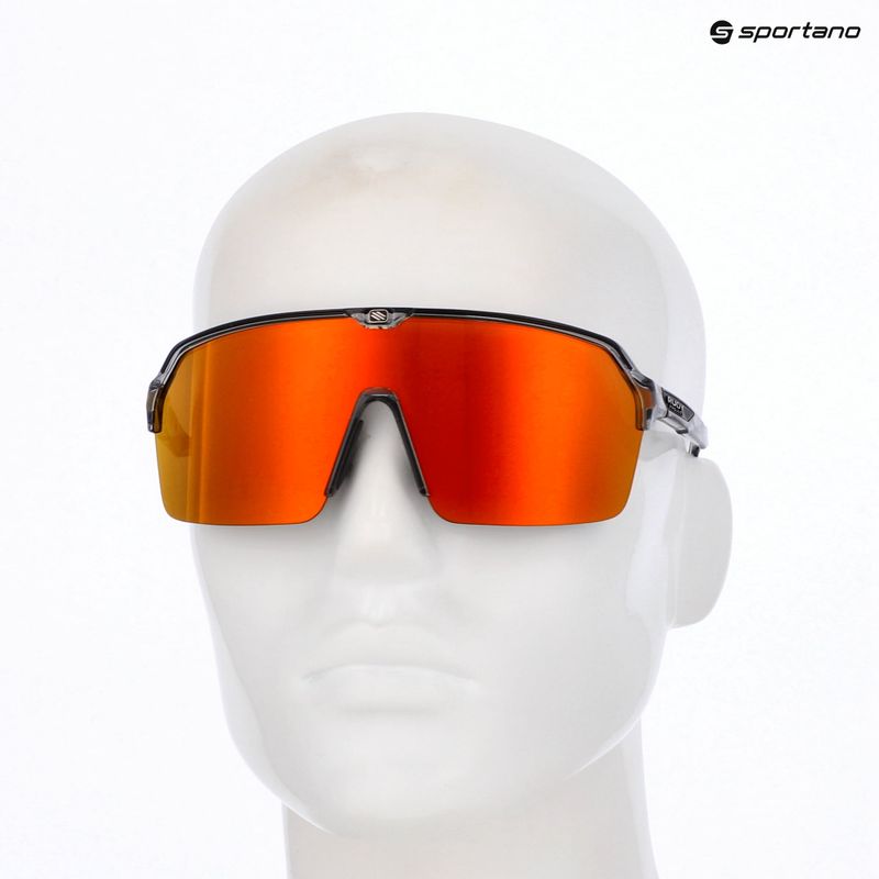 Rudy Project Spinshield Air crystal ash/multilaser orange slnečné okuliare 8