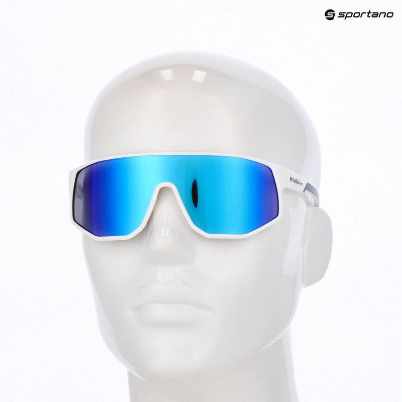 Slnečné okuliare Red Bull SPECT Dash white/smoke with blue mirror 6