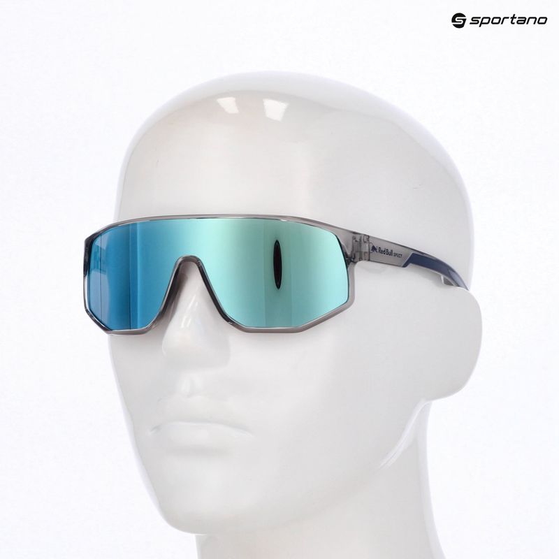 Slnečné okuliare Red Bull SPECT Dash light grey/smoke with blue mirror 7