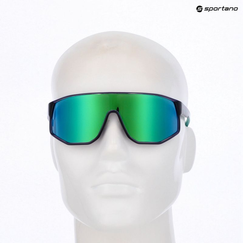 Slnečné okuliare Red Bull SPECT Dash dark purple/smoke with green-purple mirror 7