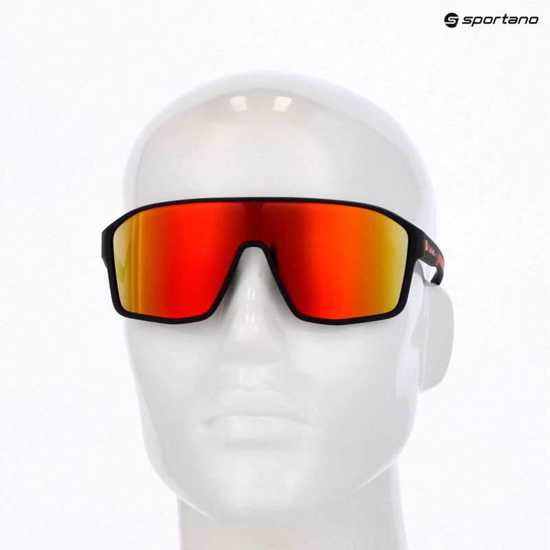 Slnečné okuliare Red Bull SPECT Daft black/brown with red mirror 6