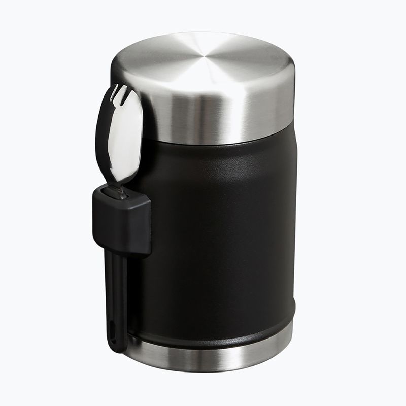 Termos na potraviny Stanley Legendary Food Jar + Spork 400 ml čierny 2.0 2