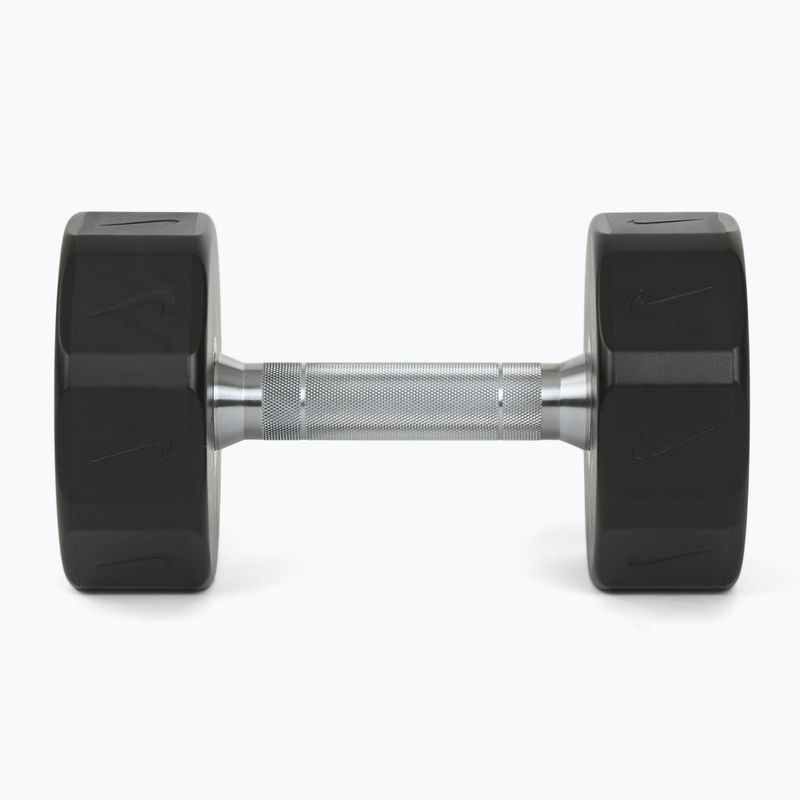 Chrómová činka Nike Strength Pro Urethane Dumbbell 12 kg black/white 3