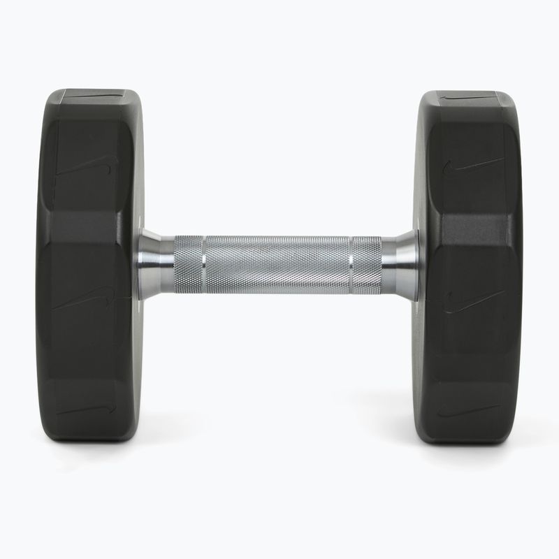 Chrómová činka Nike Strength Pro Urethane Dumbbell 14 kg black/white 3