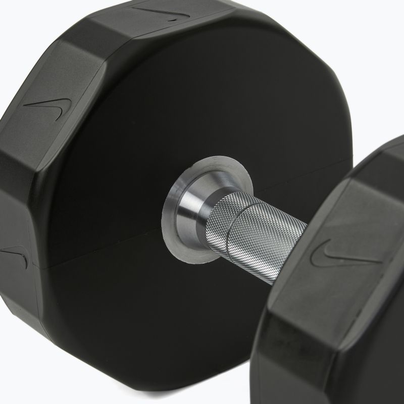 Chrómová činka Nike Strength Pro Urethane Dumbbell 16 kg black/white 4