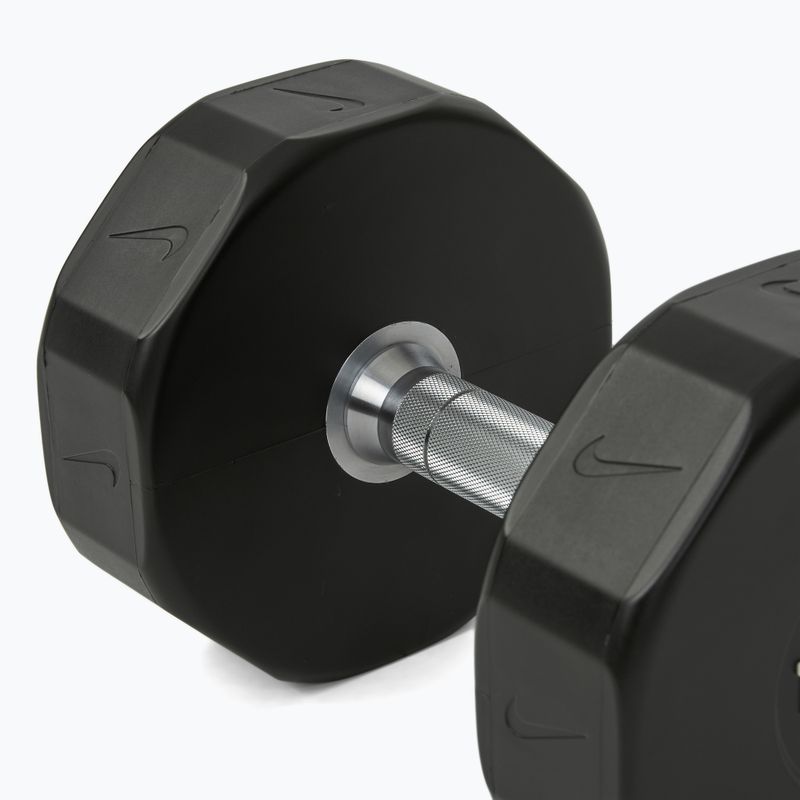 Chrómová činka Nike Strength Pro Urethane Dumbbell 18 kg black/white 4