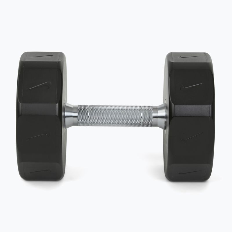Chrómová činka Nike Strength Pro Urethane Dumbbell 20 kg black/white 3