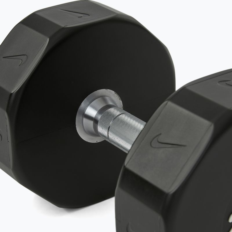 Chrómová činka Nike Strength Pro Urethane Dumbbell 20 kg black/white 4