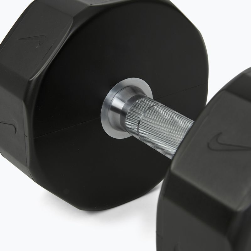 Chrómová činka Nike Strength Pro Urethane Dumbbell 22 kg black/white 4
